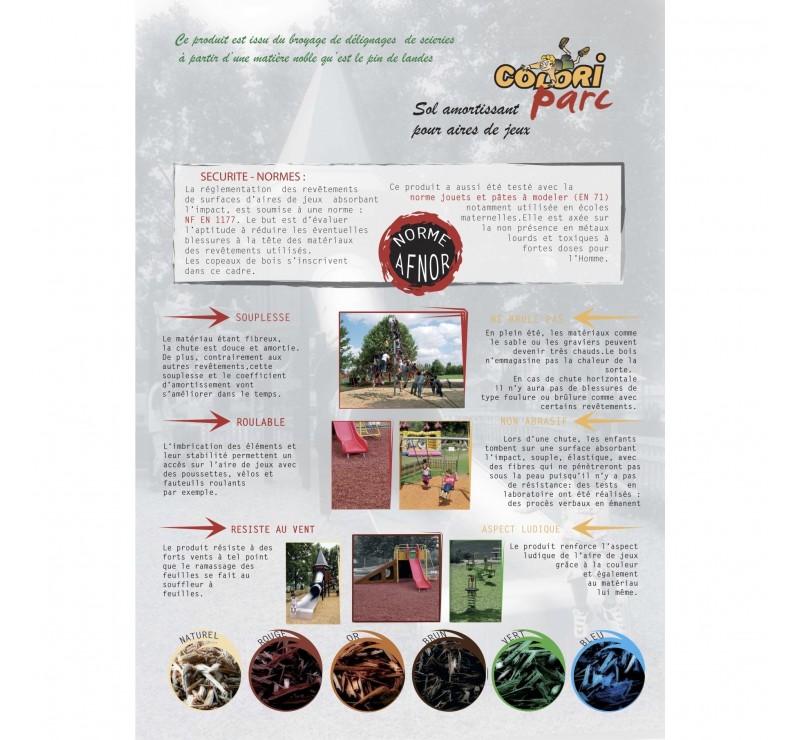 Sols amortissants pour aires de jeux