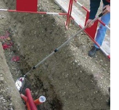 Miroir d'inspection de tranchées