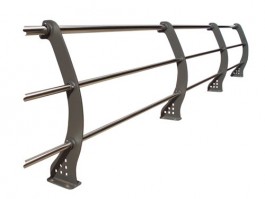 Barrière avec barres inox
