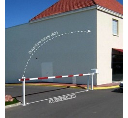 Barrière levante lisse aluminium universelle