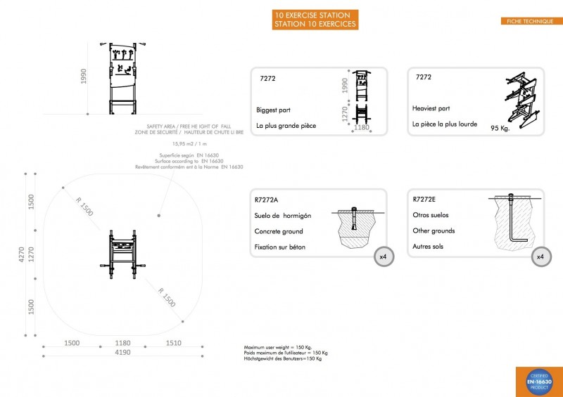 Station de musculation 10 exercices