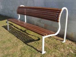 Banc support arrondi