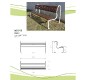 Banc support arrondi