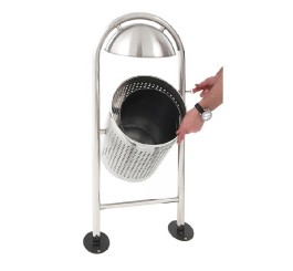 Lot de 10 poubelles avec...