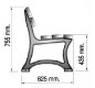 LOT DE 3 BANCS PUBLICS NORMANDIE