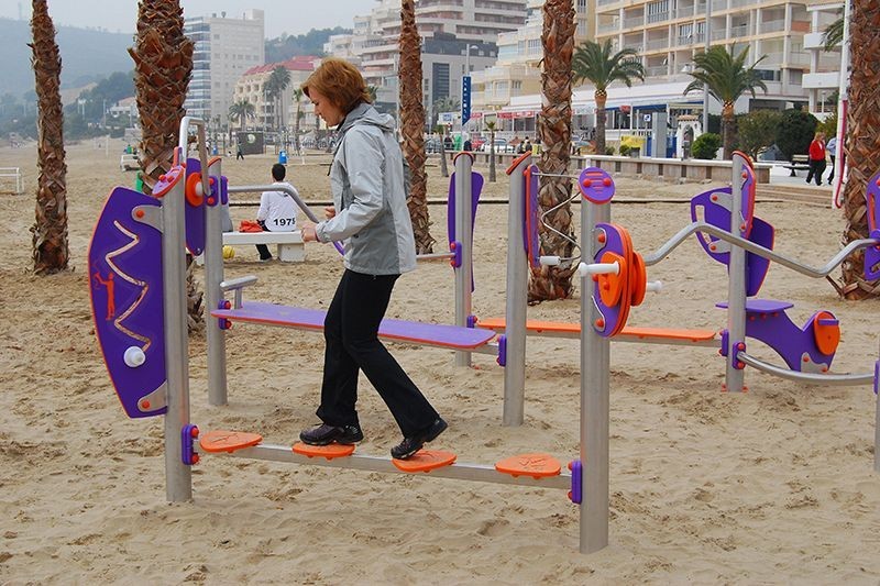 Parcours de remise en forme pour plage ou gazon