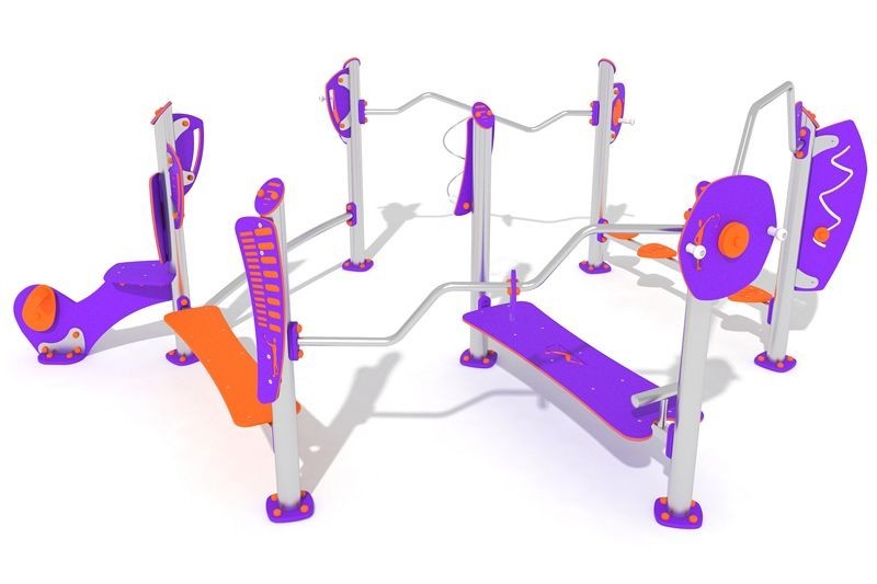Parcours de remise en forme pour plage ou gazon