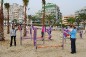 Parcours de remise en forme pour plage ou gazon
