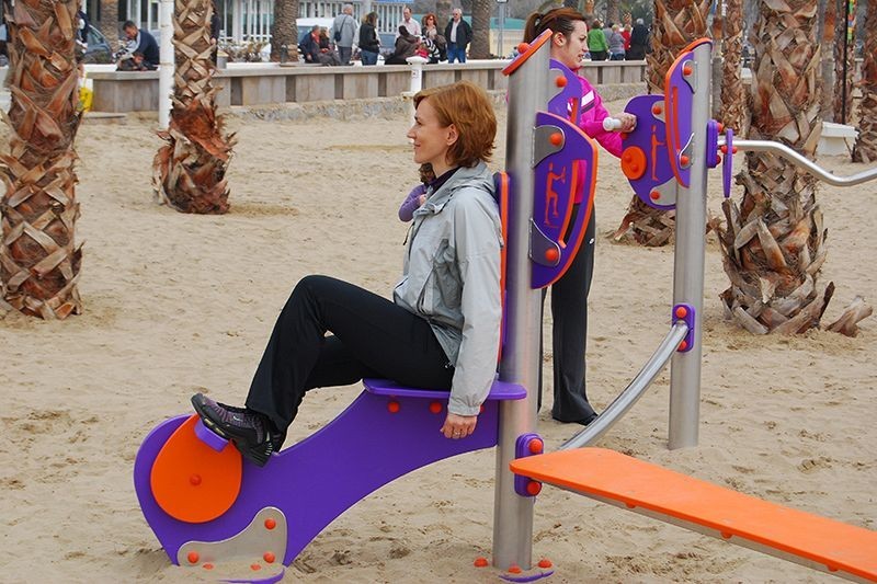 Parcours de remise en forme pour plage ou gazon