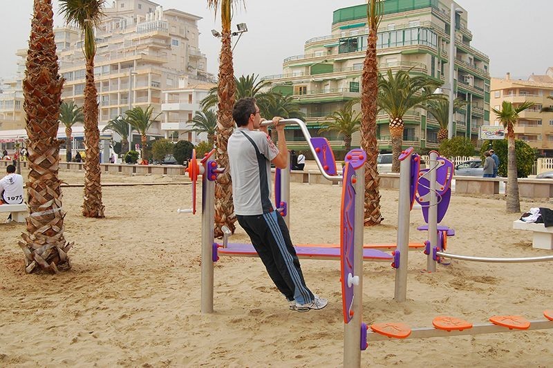 Parcours de remise en forme pour plage ou gazon