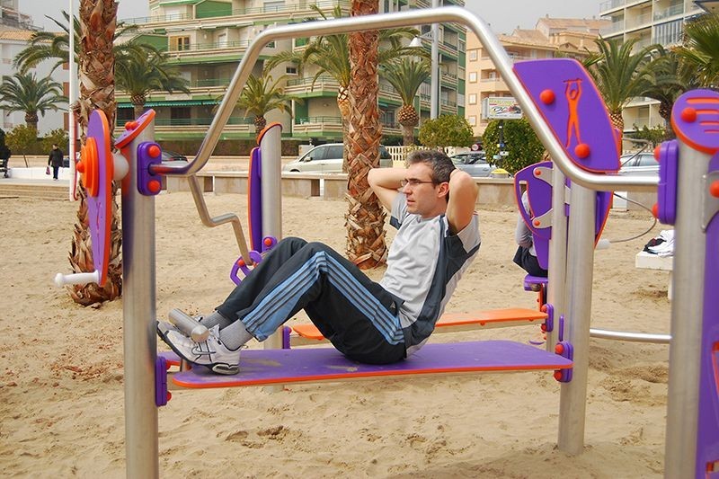 Parcours de remise en forme pour plage ou gazon