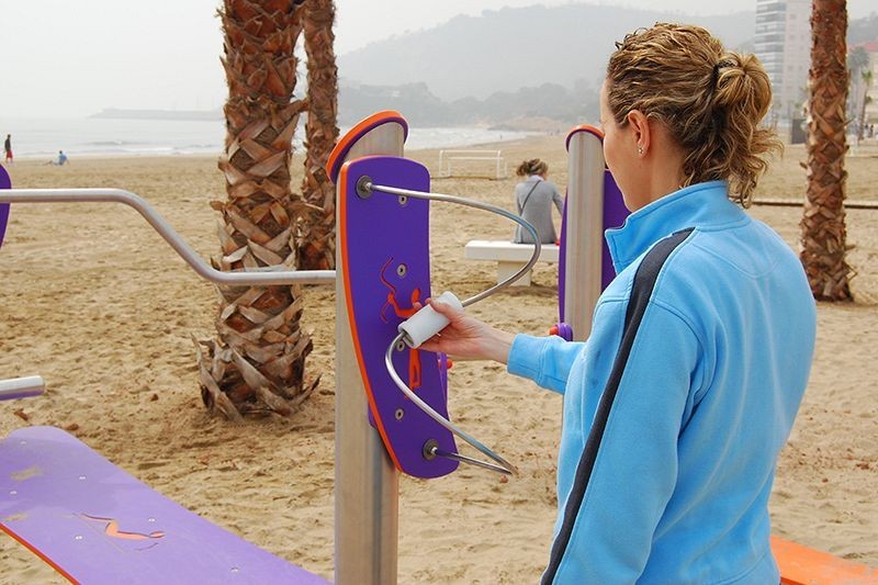Parcours de remise en forme pour plage ou gazon