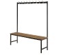 Ensemble banc et porte-manteau