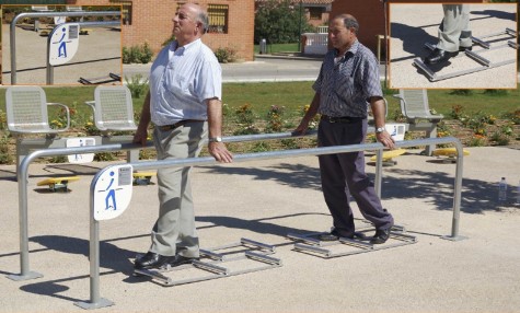 Parcours de remise en forme pour plage ou gazon