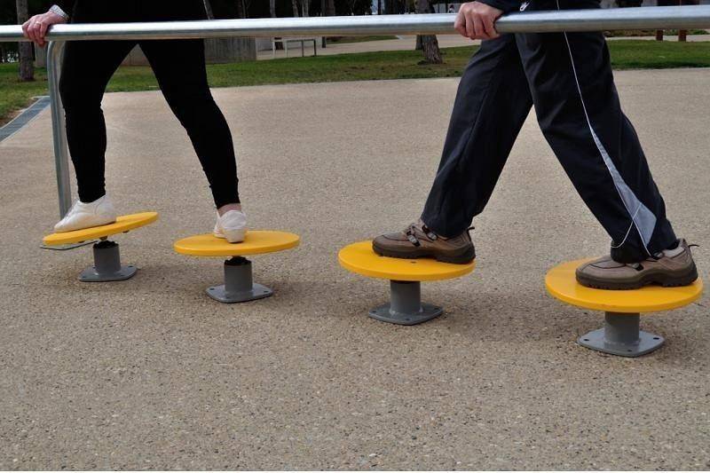 Parcours de remise en forme pour plage ou gazon