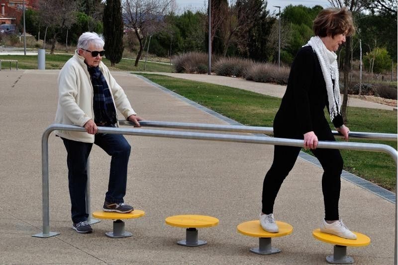 Parcours de remise en forme pour plage ou gazon