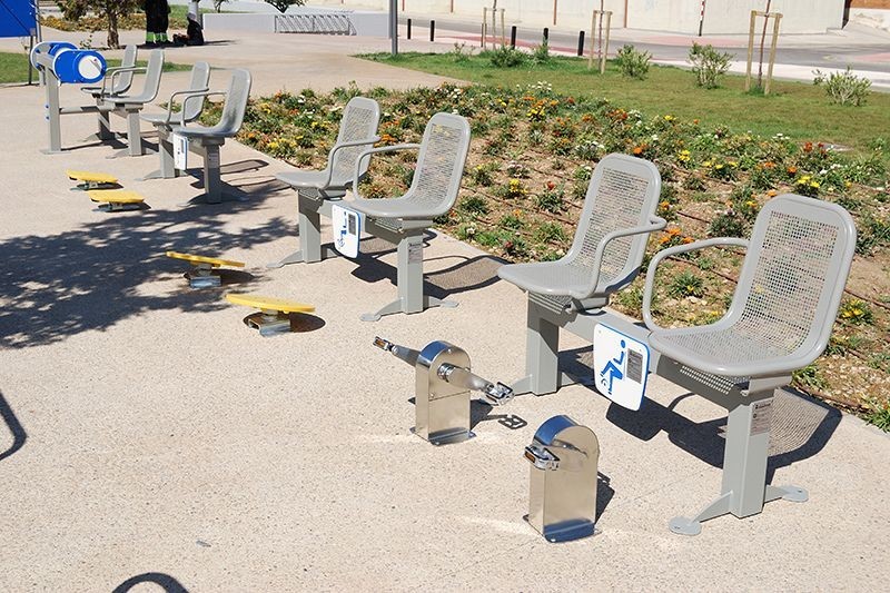 Parcours de remise en forme pour plage ou gazon