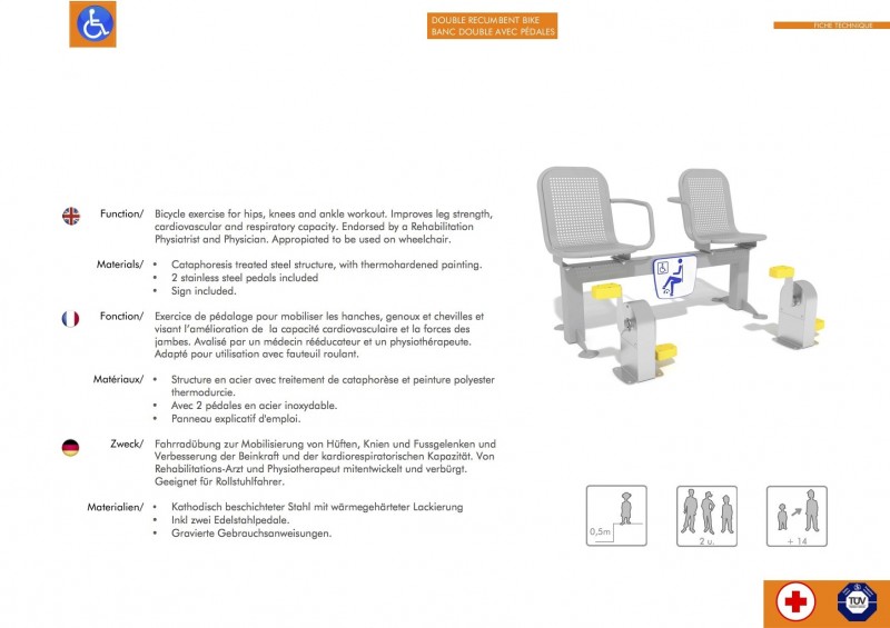 Parcours de remise en forme pour plage ou gazon