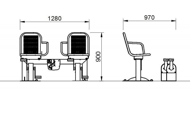 Parcours de remise en forme pour plage ou gazon