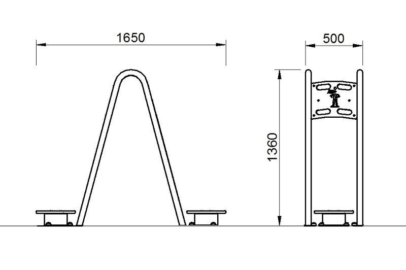 Parcours de remise en forme pour plage ou gazon