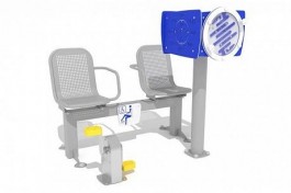 FAUTEUIL AVEC 1 PÉDALIER ET...