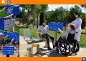 BANC AVEC PÉDALE ET MENTALCUBE II POUR ALZHEIMER