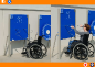 PANNEAU AVEC DOUBLE HÉLICE. ACCESSIBLE PMR