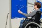 PANNEAU AVEC DOUBLE HÉLICE. ACCESSIBLE PMR