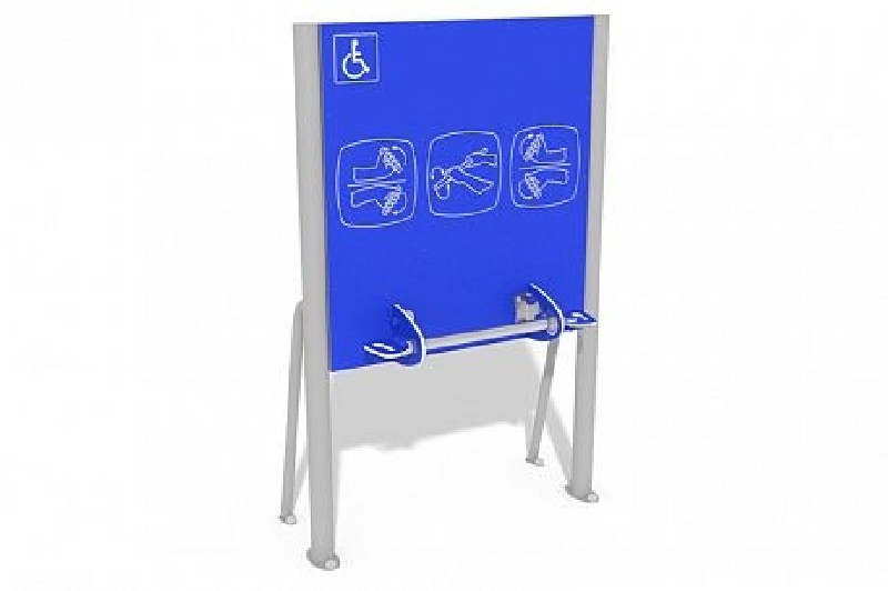 PANNEAU AVEC ROULEAU ROTATIF. ACCESIBLE PMR