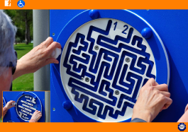 PANNEAU AVEC LABYRINTHES...