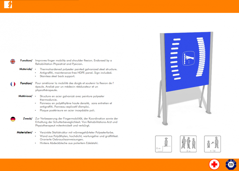 PANNEAU AVEC LABYRINTHES. ACCESSIBLE PMR
