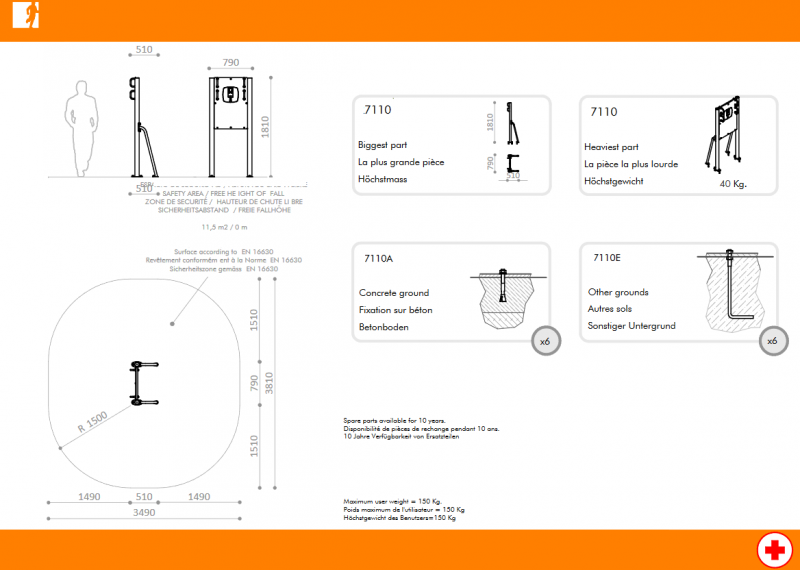 PANNEAU AVEC LABYRINTHES. ACCESSIBLE PMR