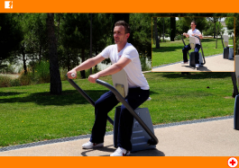 Rameur fitness