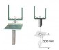 Borne relevable en plastique