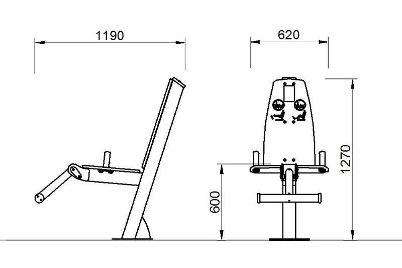 Fitness extension des jambes