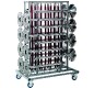 Chariot pour 16 poteaux de réception
