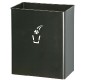 Corbeille pivotante rectangulaire 27L