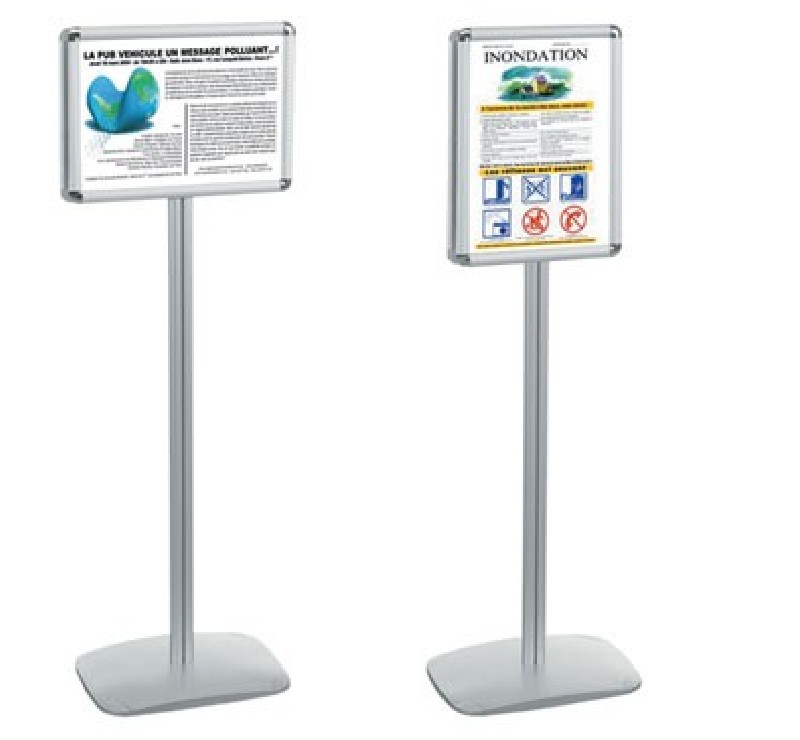 Porte-messages double-face A3 portrait ou paysage