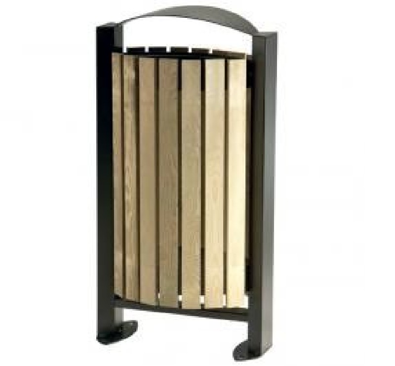 Corbeille sur pied bois 60L Corbeille sur pied bois 60L