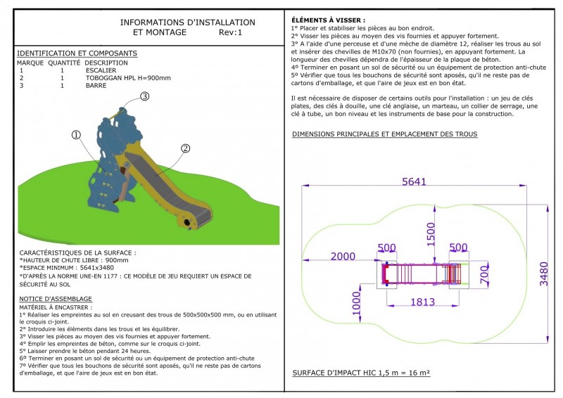 Toboggan DRAGON du château