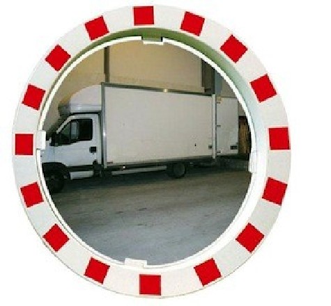 Miroir extérieur blanc rouge