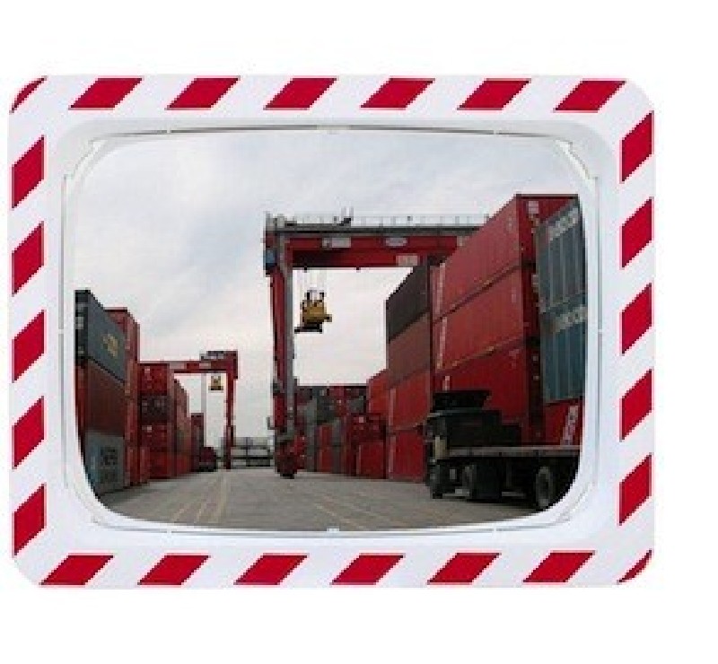 Miroir extérieur blanc rouge