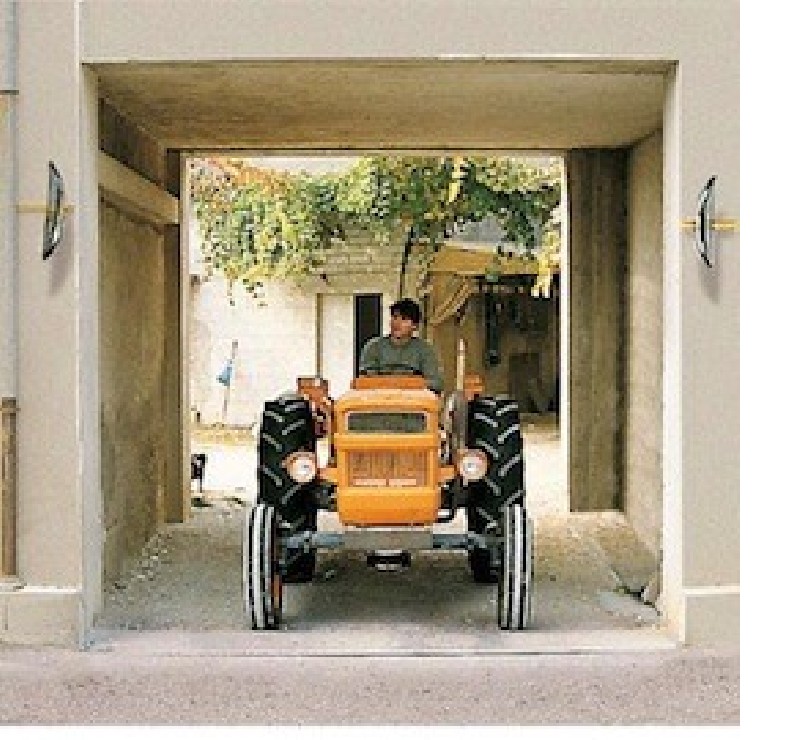 Miroir sortie de parking grand angle