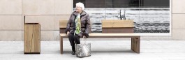 Banc public chic