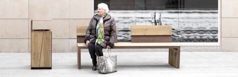 Banc public chic