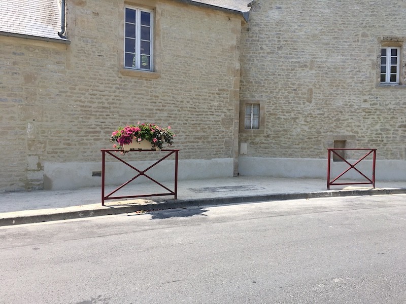 balconnière sur rambarde