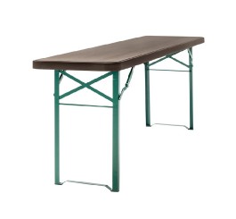 Table pour extérieur / intérieur : 220 x 50 x h 77 cm