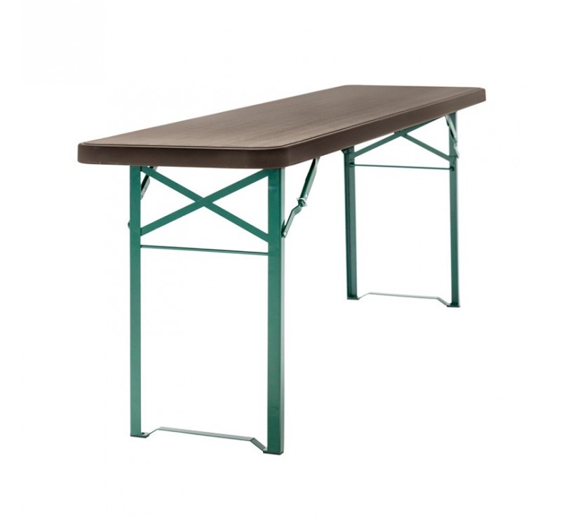 Table pour extérieur / intérieur : 220 x 50 x h 77 cm