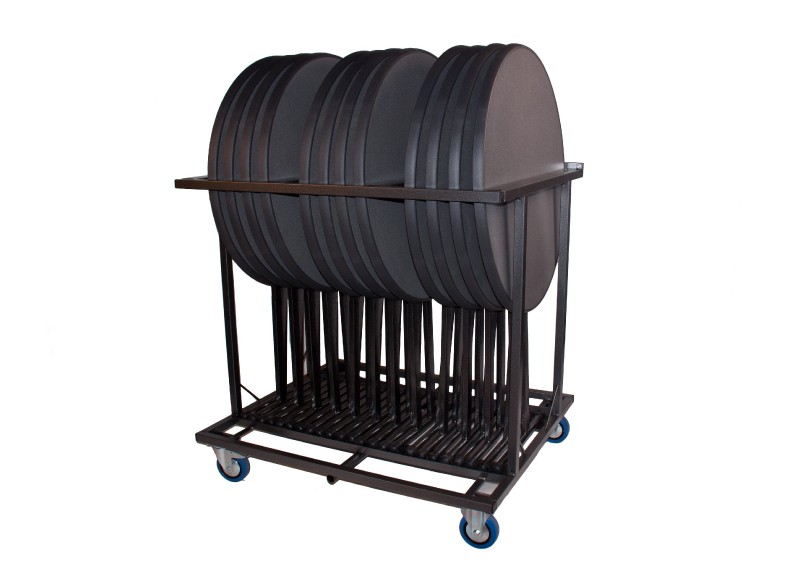 Lot de 4 tables mange debout