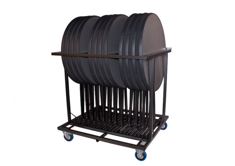 Lot de 4 tables mange debout